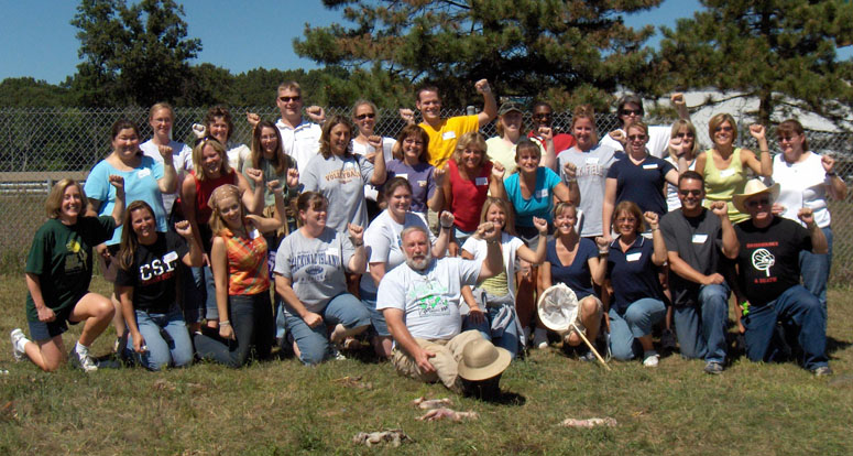 Group picture outside